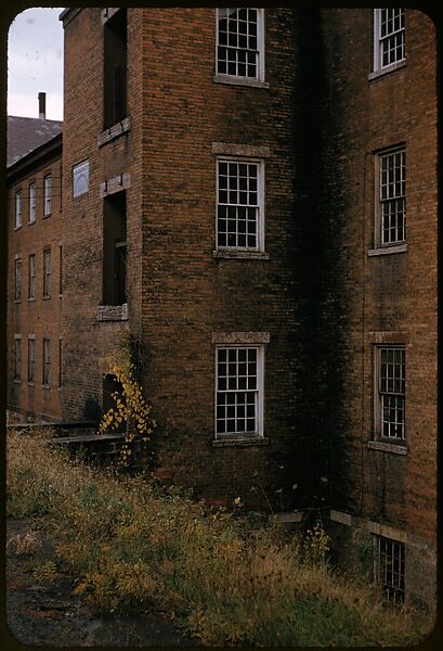 [654 Views of Mills, for Fortune Article "These Dark Satanic Mills"], Walker Evans (American, St. Louis, Missouri 1903–1975 New Haven, Connecticut), Color film transparency