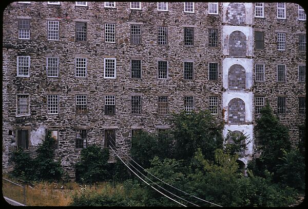 [654 Views of Mills, for Fortune Article "These Dark Satanic Mills"], Walker Evans (American, St. Louis, Missouri 1903–1975 New Haven, Connecticut), Color film transparency
