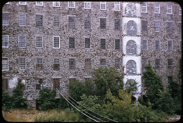 [654 Views of Mills, for Fortune Article "These Dark Satanic Mills"], Walker Evans (American, St. Louis, Missouri 1903–1975 New Haven, Connecticut), Color film transparency