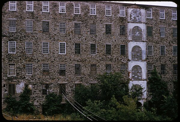 [654 Views of Mills, for Fortune Article "These Dark Satanic Mills"], Walker Evans (American, St. Louis, Missouri 1903–1975 New Haven, Connecticut), Color film transparency