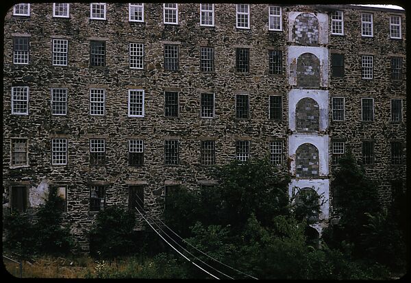 [654 Views of Mills, for Fortune Article "These Dark Satanic Mills"], Walker Evans (American, St. Louis, Missouri 1903–1975 New Haven, Connecticut), Color film transparency