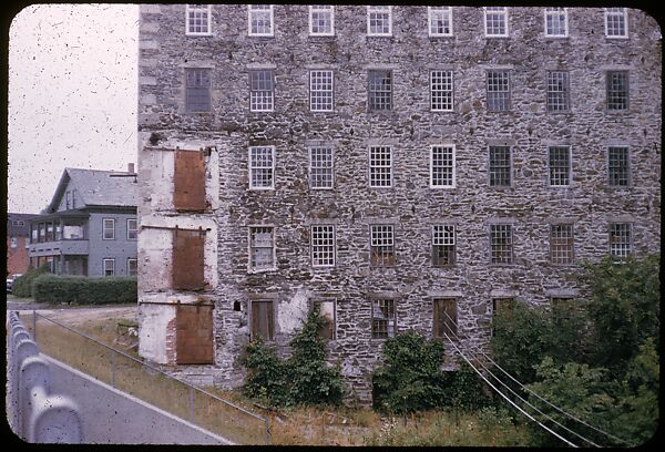 [654 Views of Mills, for Fortune Article "These Dark Satanic Mills"], Walker Evans (American, St. Louis, Missouri 1903–1975 New Haven, Connecticut), Color film transparency