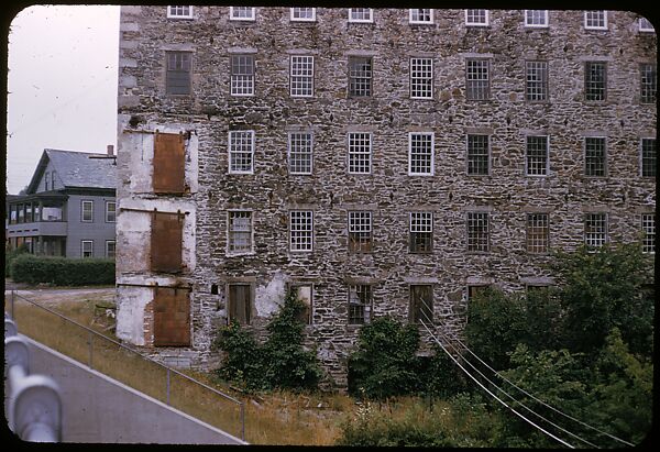 [654 Views of Mills, for Fortune Article "These Dark Satanic Mills"], Walker Evans (American, St. Louis, Missouri 1903–1975 New Haven, Connecticut), Color film transparency
