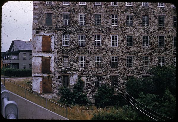 [654 Views of Mills, for Fortune Article "These Dark Satanic Mills"], Walker Evans (American, St. Louis, Missouri 1903–1975 New Haven, Connecticut), Color film transparency