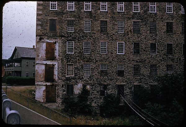 [654 Views of Mills, for Fortune Article "These Dark Satanic Mills"], Walker Evans (American, St. Louis, Missouri 1903–1975 New Haven, Connecticut), Color film transparency