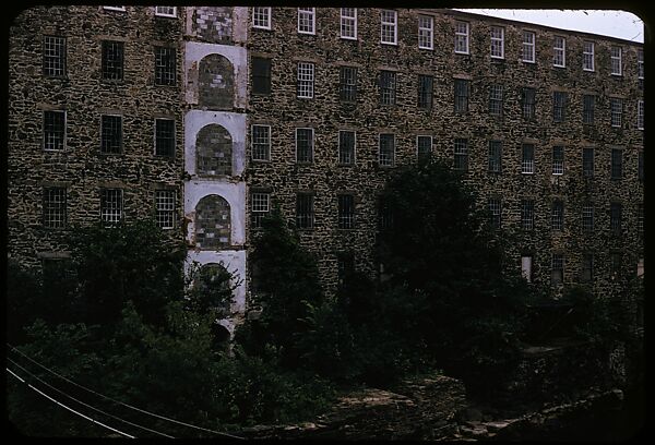 [654 Views of Mills, for Fortune Article "These Dark Satanic Mills"], Walker Evans (American, St. Louis, Missouri 1903–1975 New Haven, Connecticut), Color film transparency