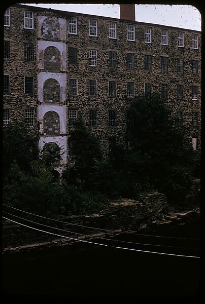 [654 Views of Mills, for Fortune Article "These Dark Satanic Mills"], Walker Evans (American, St. Louis, Missouri 1903–1975 New Haven, Connecticut), Color film transparency