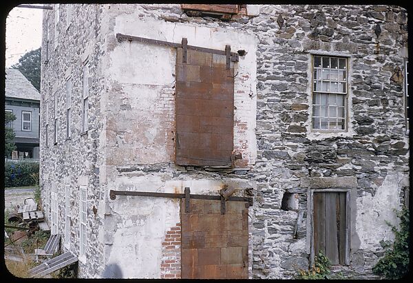 [654 Views of Mills, for Fortune Article "These Dark Satanic Mills"], Walker Evans (American, St. Louis, Missouri 1903–1975 New Haven, Connecticut), Color film transparency