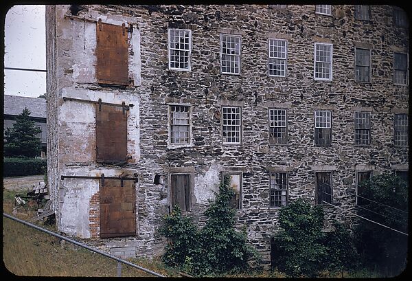 [654 Views of Mills, for Fortune Article "These Dark Satanic Mills"], Walker Evans (American, St. Louis, Missouri 1903–1975 New Haven, Connecticut), Color film transparency