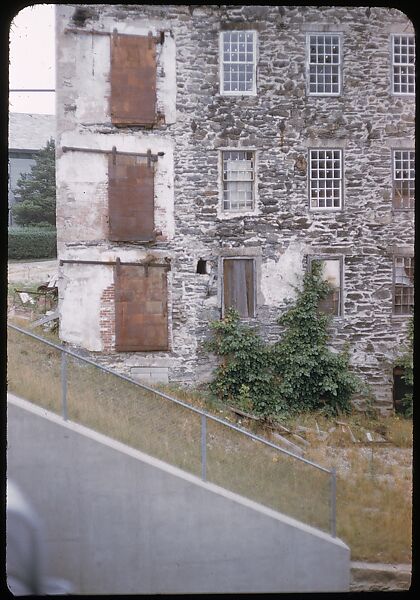 [654 Views of Mills, for Fortune Article "These Dark Satanic Mills"], Walker Evans (American, St. Louis, Missouri 1903–1975 New Haven, Connecticut), Color film transparency