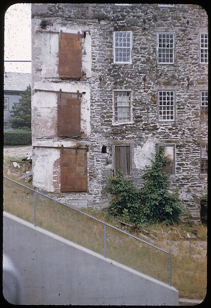 [654 Views of Mills, for Fortune Article "These Dark Satanic Mills"], Walker Evans (American, St. Louis, Missouri 1903–1975 New Haven, Connecticut), Color film transparency