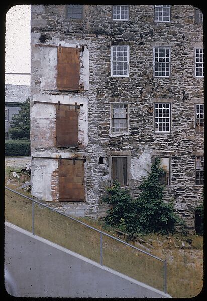 [654 Views of Mills, for Fortune Article "These Dark Satanic Mills"], Walker Evans (American, St. Louis, Missouri 1903–1975 New Haven, Connecticut), Color film transparency