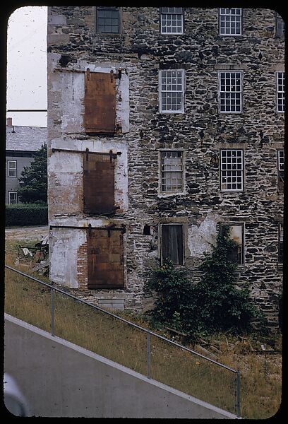 [654 Views of Mills, for Fortune Article "These Dark Satanic Mills"], Walker Evans (American, St. Louis, Missouri 1903–1975 New Haven, Connecticut), Color film transparency