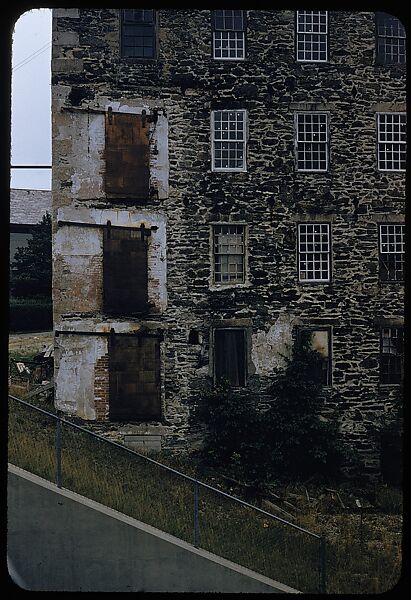 [654 Views of Mills, for Fortune Article "These Dark Satanic Mills"], Walker Evans (American, St. Louis, Missouri 1903–1975 New Haven, Connecticut), Color film transparency