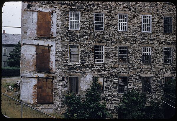 [654 Views of Mills, for Fortune Article "These Dark Satanic Mills"], Walker Evans (American, St. Louis, Missouri 1903–1975 New Haven, Connecticut), Color film transparency