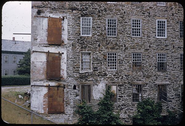 [654 Views of Mills, for Fortune Article "These Dark Satanic Mills"], Walker Evans (American, St. Louis, Missouri 1903–1975 New Haven, Connecticut), Color film transparency
