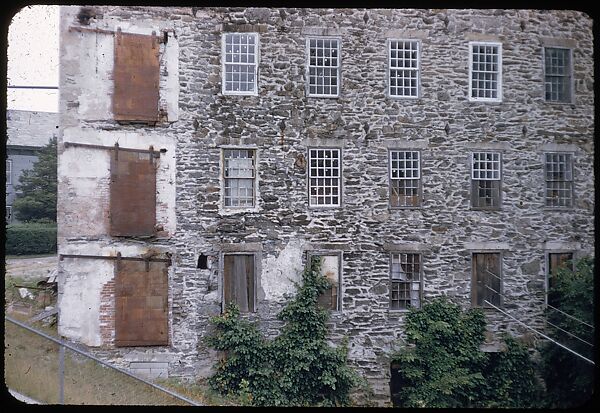 [654 Views of Mills, for Fortune Article "These Dark Satanic Mills"], Walker Evans (American, St. Louis, Missouri 1903–1975 New Haven, Connecticut), Color film transparency