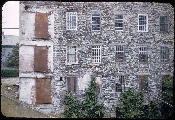 [654 Views of Mills, for Fortune Article "These Dark Satanic Mills"], Walker Evans (American, St. Louis, Missouri 1903–1975 New Haven, Connecticut), Color film transparency