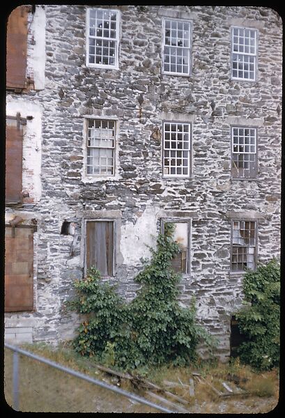 [654 Views of Mills, for Fortune Article "These Dark Satanic Mills"], Walker Evans (American, St. Louis, Missouri 1903–1975 New Haven, Connecticut), Color film transparency