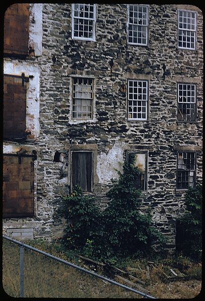 [654 Views of Mills, for Fortune Article "These Dark Satanic Mills"], Walker Evans (American, St. Louis, Missouri 1903–1975 New Haven, Connecticut), Color film transparency