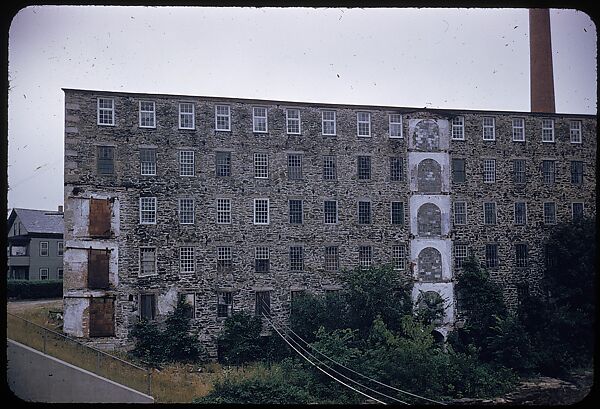 [654 Views of Mills, for Fortune Article "These Dark Satanic Mills"], Walker Evans (American, St. Louis, Missouri 1903–1975 New Haven, Connecticut), Color film transparency