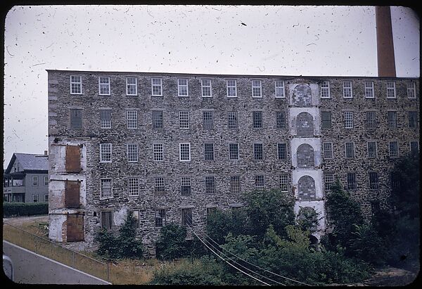 [654 Views of Mills, for Fortune Article "These Dark Satanic Mills"], Walker Evans (American, St. Louis, Missouri 1903–1975 New Haven, Connecticut), Color film transparency