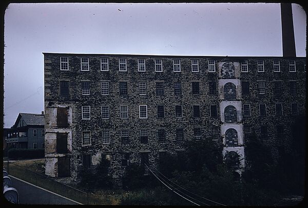 [654 Views of Mills, for Fortune Article "These Dark Satanic Mills"], Walker Evans (American, St. Louis, Missouri 1903–1975 New Haven, Connecticut), Color film transparency