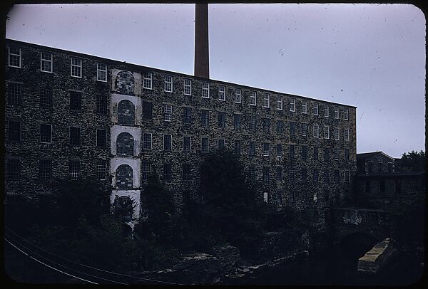 [654 Views of Mills, for Fortune Article "These Dark Satanic Mills"], Walker Evans (American, St. Louis, Missouri 1903–1975 New Haven, Connecticut), Color film transparency