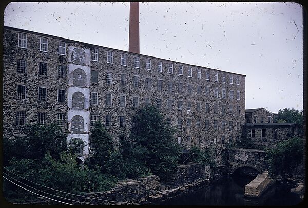 [654 Views of Mills, for Fortune Article "These Dark Satanic Mills"], Walker Evans (American, St. Louis, Missouri 1903–1975 New Haven, Connecticut), Color film transparency