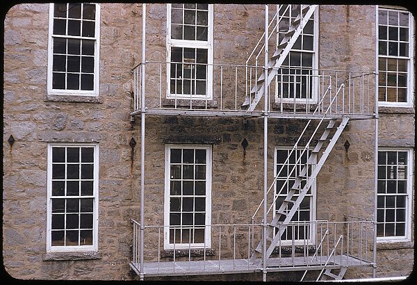 [654 Views of Mills, for Fortune Article "These Dark Satanic Mills"], Walker Evans (American, St. Louis, Missouri 1903–1975 New Haven, Connecticut), Color film transparency