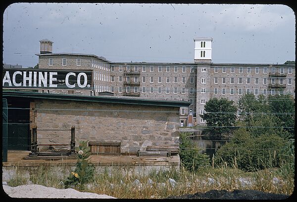 [654 Views of Mills, for Fortune Article "These Dark Satanic Mills"], Walker Evans (American, St. Louis, Missouri 1903–1975 New Haven, Connecticut), Color film transparency