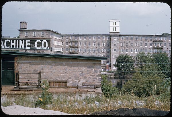 [654 Views of Mills, for Fortune Article "These Dark Satanic Mills"], Walker Evans (American, St. Louis, Missouri 1903–1975 New Haven, Connecticut), Color film transparency