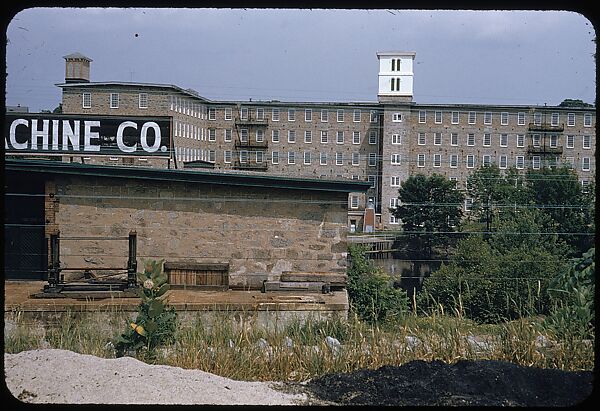 [654 Views of Mills, for Fortune Article "These Dark Satanic Mills"], Walker Evans (American, St. Louis, Missouri 1903–1975 New Haven, Connecticut), Color film transparency