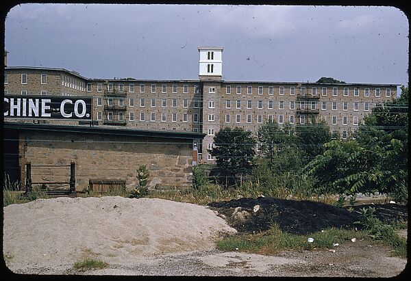 [654 Views of Mills, for Fortune Article "These Dark Satanic Mills"], Walker Evans (American, St. Louis, Missouri 1903–1975 New Haven, Connecticut), Color film transparency