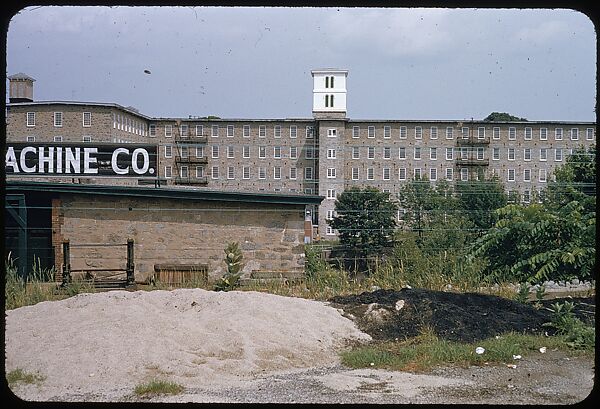 [654 Views of Mills, for Fortune Article "These Dark Satanic Mills"], Walker Evans (American, St. Louis, Missouri 1903–1975 New Haven, Connecticut), Color film transparency