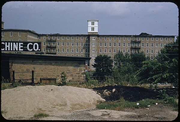[654 Views of Mills, for Fortune Article "These Dark Satanic Mills"], Walker Evans (American, St. Louis, Missouri 1903–1975 New Haven, Connecticut), Color film transparency