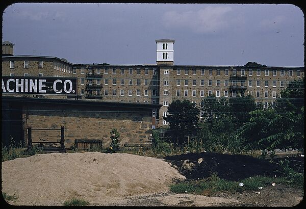 [654 Views of Mills, for Fortune Article "These Dark Satanic Mills"], Walker Evans (American, St. Louis, Missouri 1903–1975 New Haven, Connecticut), Color film transparency