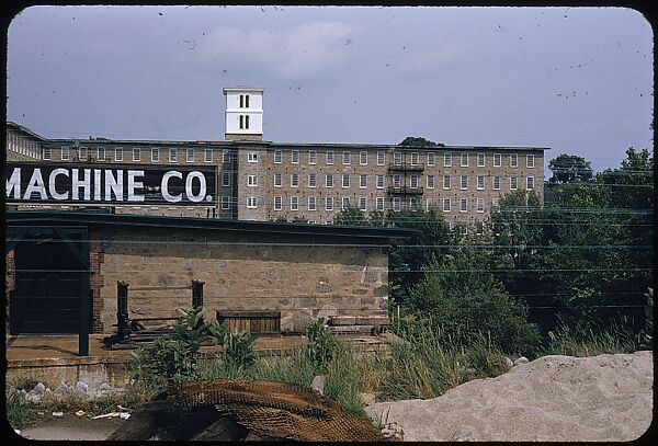 [654 Views of Mills, for Fortune Article "These Dark Satanic Mills"], Walker Evans (American, St. Louis, Missouri 1903–1975 New Haven, Connecticut), Color film transparency