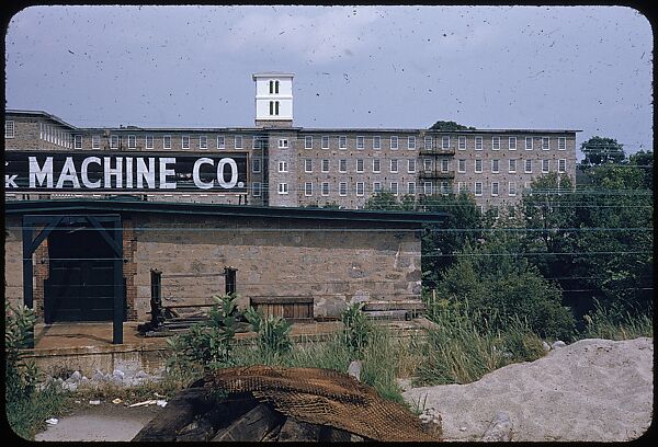[654 Views of Mills, for Fortune Article "These Dark Satanic Mills"], Walker Evans (American, St. Louis, Missouri 1903–1975 New Haven, Connecticut), Color film transparency