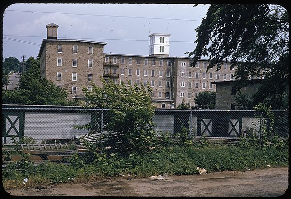 [654 Views of Mills, for Fortune Article "These Dark Satanic Mills"], Walker Evans (American, St. Louis, Missouri 1903–1975 New Haven, Connecticut), Color film transparency