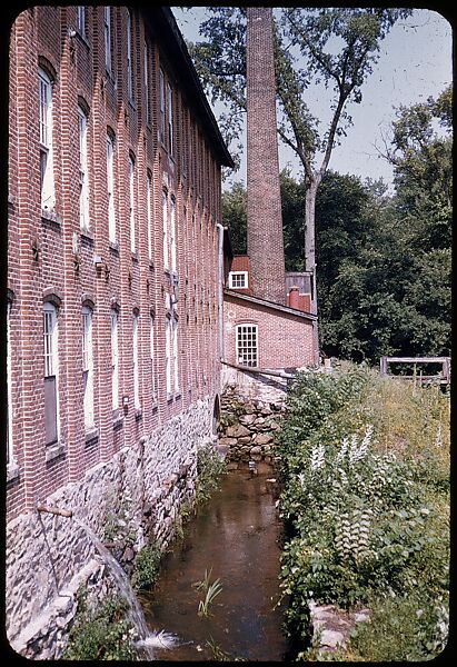 [654 Views of Mills, for Fortune Article "These Dark Satanic Mills"], Walker Evans (American, St. Louis, Missouri 1903–1975 New Haven, Connecticut), Color film transparency