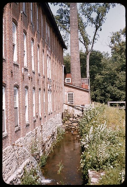 [654 Views of Mills, for Fortune Article "These Dark Satanic Mills"], Walker Evans (American, St. Louis, Missouri 1903–1975 New Haven, Connecticut), Color film transparency