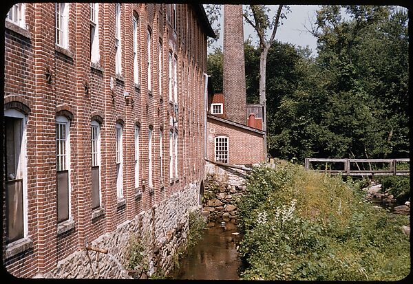 [654 Views of Mills, for Fortune Article "These Dark Satanic Mills"], Walker Evans (American, St. Louis, Missouri 1903–1975 New Haven, Connecticut), Color film transparency
