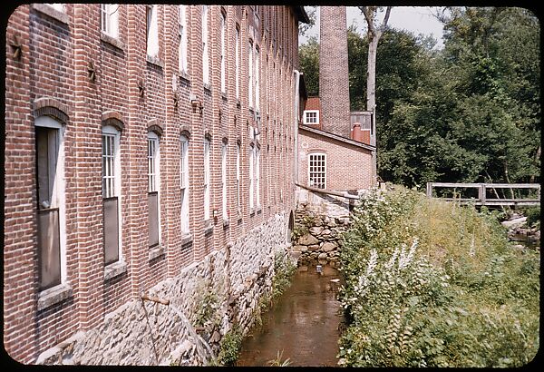 [654 Views of Mills, for Fortune Article "These Dark Satanic Mills"], Walker Evans (American, St. Louis, Missouri 1903–1975 New Haven, Connecticut), Color film transparency