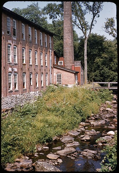 [654 Views of Mills, for Fortune Article "These Dark Satanic Mills"], Walker Evans (American, St. Louis, Missouri 1903–1975 New Haven, Connecticut), Color film transparency