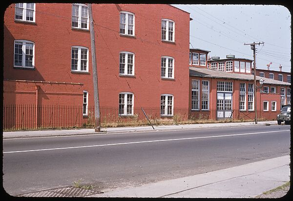 [654 Views of Mills, for Fortune Article "These Dark Satanic Mills"], Walker Evans (American, St. Louis, Missouri 1903–1975 New Haven, Connecticut), Color film transparency