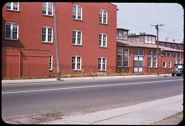 [654 Views of Mills, for Fortune Article "These Dark Satanic Mills"], Walker Evans (American, St. Louis, Missouri 1903–1975 New Haven, Connecticut), Color film transparency