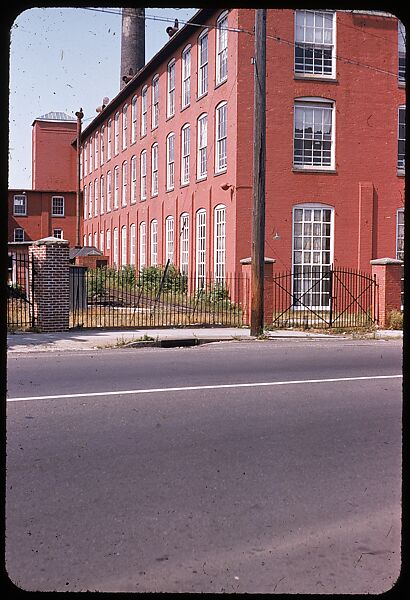 [654 Views of Mills, for Fortune Article "These Dark Satanic Mills"], Walker Evans (American, St. Louis, Missouri 1903–1975 New Haven, Connecticut), Color film transparency