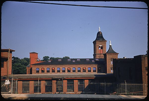 [654 Views of Mills, for Fortune Article "These Dark Satanic Mills"], Walker Evans (American, St. Louis, Missouri 1903–1975 New Haven, Connecticut), Color film transparency