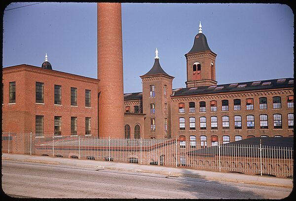 [654 Views of Mills, for Fortune Article "These Dark Satanic Mills"], Walker Evans (American, St. Louis, Missouri 1903–1975 New Haven, Connecticut), Color film transparency